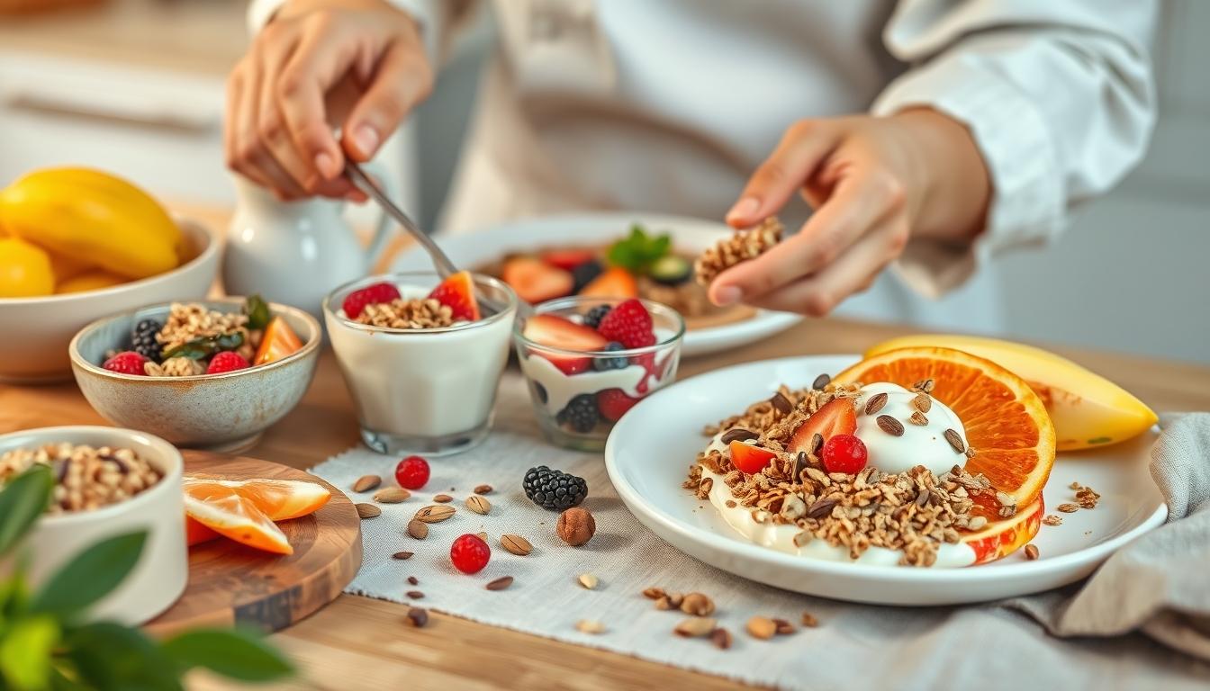 Quick weeknight dinner prepared in a home kitchen